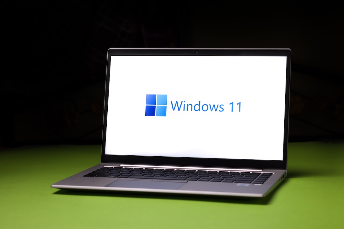 Laptop met Windows 11