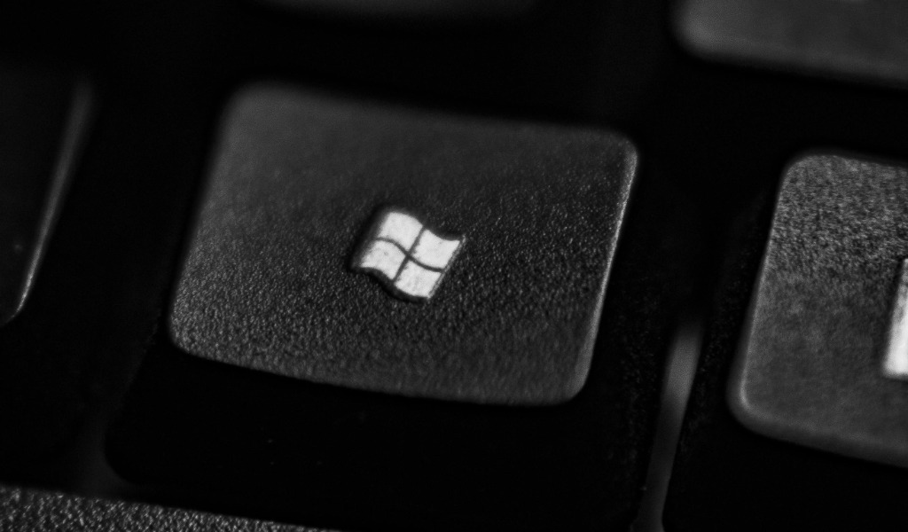 Windows-logo op toetsenbord