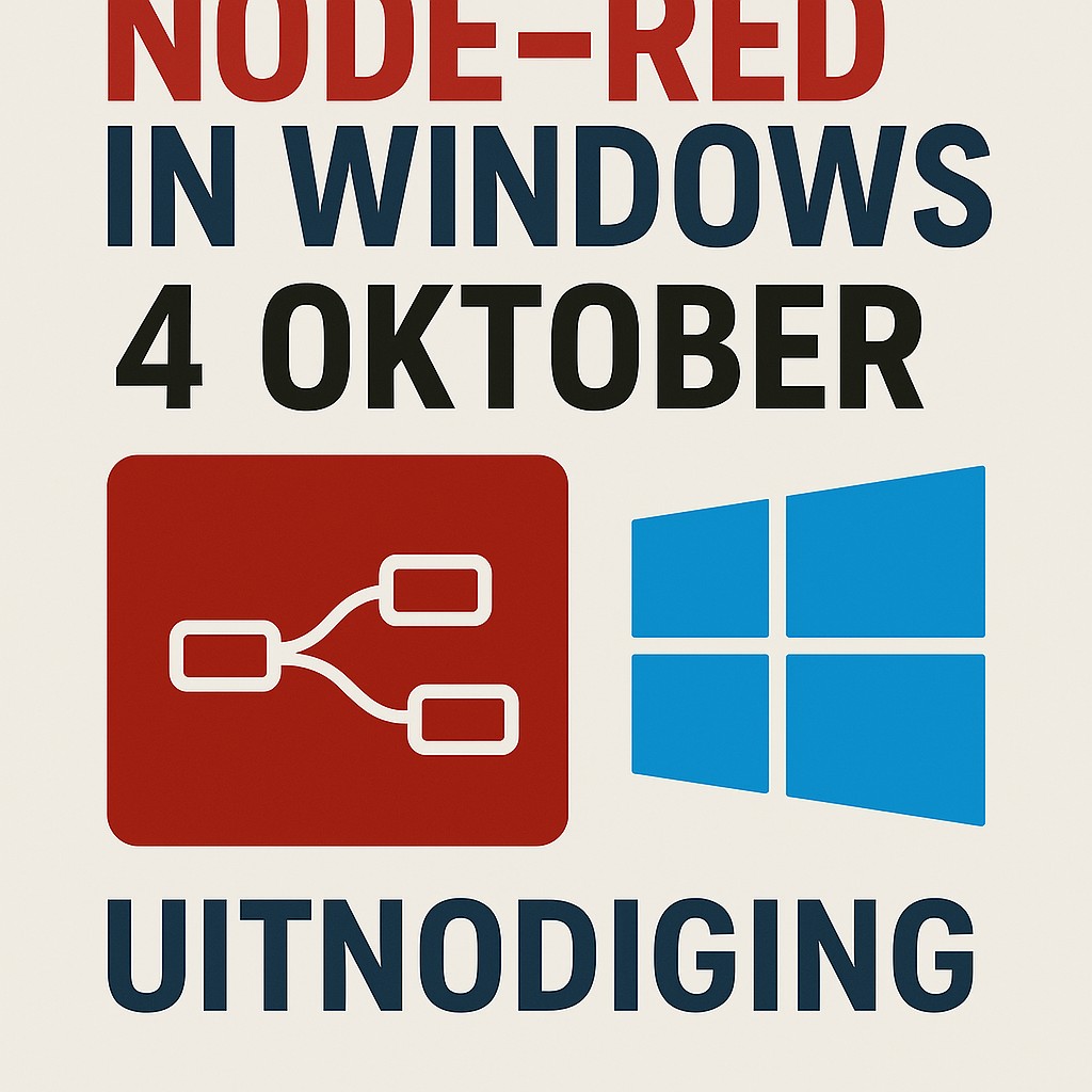 node red in Windows for 4 October